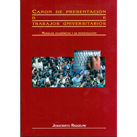 Canon de presentación de trabajos universitarios